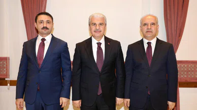 Konya Valisi Akın'dan Konya Adliyesine hayırlı olsun ziyareti