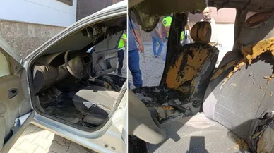 Dikkat! Unutulan cep telefonu otomobili böyle yaktı