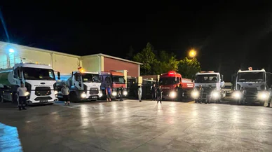 Konya'dan çok sayıda ekip yola çıktı. Yangınlarla mücadele edecekler