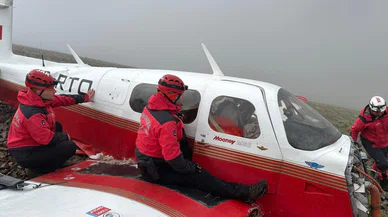 Düşen uçağa ulaşıldı: Pilot hayatını kaybetti, yolcu kurtarıldı