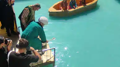 Bu yıl Nasreddin Hoca'nın gündeminde susuzluk vardı: "Gölümü korumanız lazım"