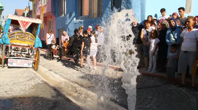 Konya'da bir ilçenin çocukluğunun geçtiği sokak şehir hayatına geri kazandırıldı