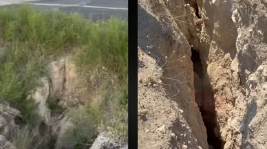 Konya Ovası'nda obruklardan sonra çatlaklar başladı: Ani çökmelerden korkuluyor
