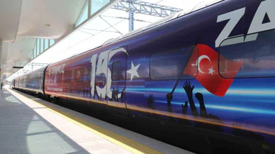 100 bin yolcu taşıyacak olan 15 Temmuz Demokrasi ve Milli Birlik Treni Konya'ya geliyor