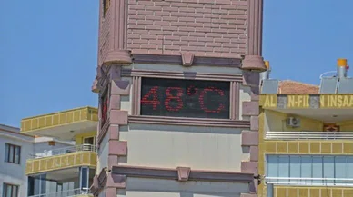 Termometre 48 dereceyi gösterdi: Dışarı çıkan yandı