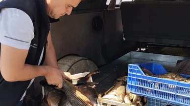 Beyşehir gölünde denetimler sürüyor