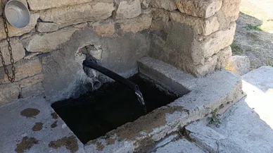Konya'da kuruyan tatlı su çeşmesine sondaj çaresi