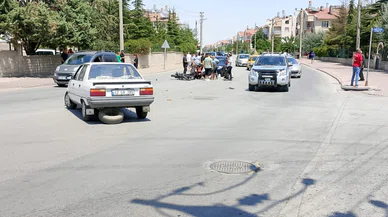 Konya’da motosiklet kazası. 2 kadın yaralandı