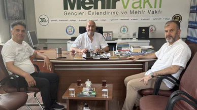 Mustafa Kavaf’tan Mehir Vakfı’na ziyaret