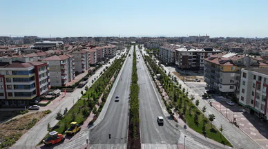 Konya'da araçların rot balans ayarını bozan yollar yeniden yapıldı. Ulaşım konforlu hale geldi