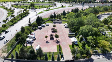 Konya'daki bu park vatandaşları günlerce konuk ediyor. Karavancılar akın ediyor