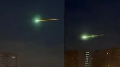 Rusya'nın başkenti Moskova'da gizemli "ateş topu" paniği