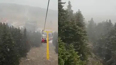 Yılın ilk karı yağdı: Sezon erken başlayabilir
