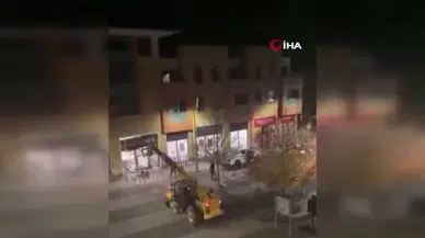 Hırsızlar çıtayı yükseğe koydu: İş makinesi ile ATM çaldılar