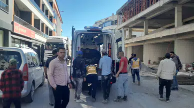 Konya'da inşaatta yüksekten düşen işçi yaralandı