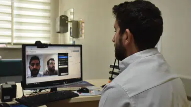 Vatandaş çevrimiçi muayeneyi sevdi: Yatağa bağımlı ve engelli vatandaşlar için doktor ekranda
