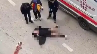 Genç kadın yol ortasında böyle sinir krizi geçirdi