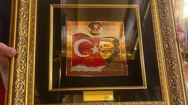 Cumhuriyetin 102. yılında Cumhurbaşkanı Erdoğan'a ilginç hediye