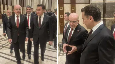 Bu görüntü gündem oldu: Mehmet Şimşek ve Ali Babacan bir arada