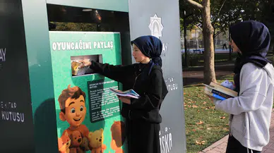 Konya'daki çocuklar paylaşmayı öğreniyor: Kumbaralar yerleştirildi
