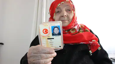 102 yaşında yeni kimliğine kavuştu