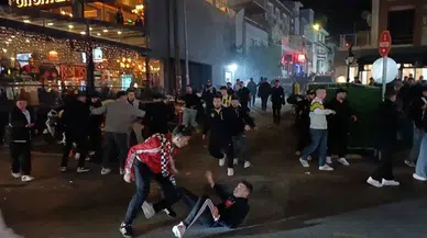 Fenerbahçe ile Beşiktaş taraftarları birbirine girdi: Yaralılar var