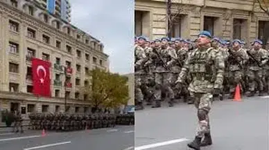 Türk komandoları neden Bakü sokaklarında? Azeriler heyecanlandı