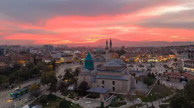 Konya'nın gün batımı hayran bıraktı: En özel kareler paylaşıldı