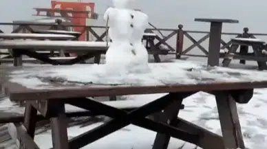 Kar geldi: Her yer beyaza büründü