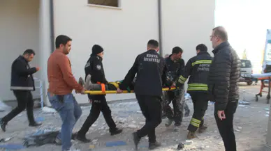 Konya'da inşaatta asansör boşluğuna düşen şahıs yaralandı