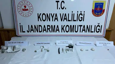 Konya’da jandarmadan uyuşturucu operasyonu: 1 tutuklama