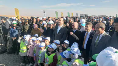 Konya'da Karbon Yutak Alanı için ilk hamle: Fidanlar toprakla buluştu
