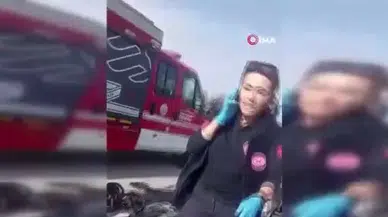 Korkunç kaza: Nefes kesen kurtarma operasyon