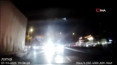 Böyle kaza görülmedi: Çifte kaza kamerada