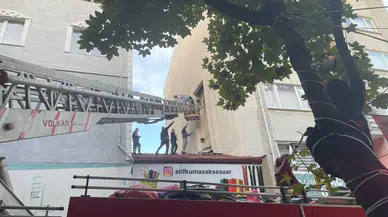 Film gibi operasyon: Polisten kaçarken baca boşluğuna sıkıştı