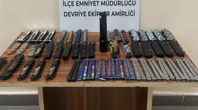 Bunlar 2 çocuğun üzerinden çıktı: 52 adet kesici aleti görenler dehşete kapıldı