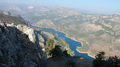Konya’nın yanı başındaki güzellik: Turkuaz sular manzara ile buluşuyor