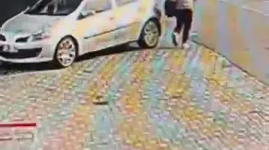 Bunu neden yaptı: Park halindeki aracı çizip hiçbir şey olmamış gibi yoluna devam etti