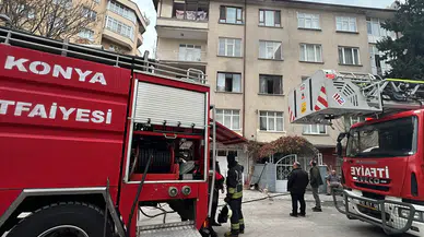 Konya'da 5 katlı binadaki dairede kombi patladı: 1 yaralı