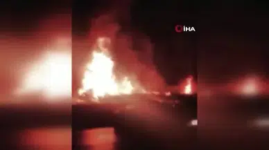 Patlamalar yaşanıyor, yaralılar var: İran’da LPG dolum tesisinde korkutan yangın