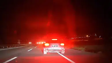 Dehşet anları kamerada: Trafik magandası ailenin can güvenliğini hiçe saydı