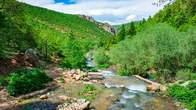 Konya'daki şelale eski günlerini arıyor: Aygır en dibi gördü