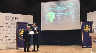 Türkiye'nin en büyük su şebekesini yöneten KOSKİ'ye ödül