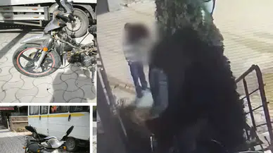 Konya'daki hırsız kamerayı görünce el salladı! 1 saat içinde yakalandı