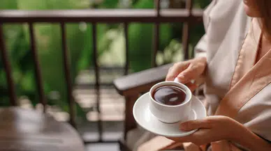 Kanserden koruyor: Kahveyi güneş altında için