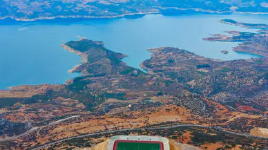 Konya'nın yanı başında bulunuyor: Turkuaz sular stadyuma eşlik ediyor