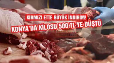 Konya'da görülmemiş kampanya: Kuzu eti 500 TL'ye düştü