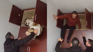 Konya'da aranan şahsın yakalandığı yer pes dedirtti