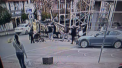 Kimse ne olduğunu anlayamadı: Yaşlı adam yere böyle düştü