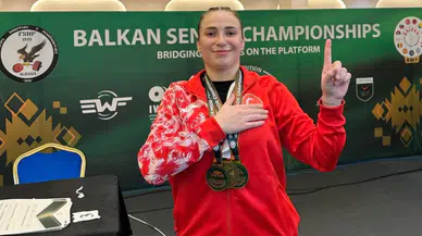 Konyalı halterci Hatice Karagöz’den üç altın madalya